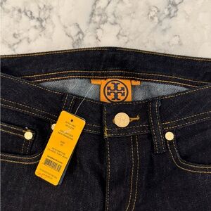 Tory Burch Dark Blue Boot Cut Jeans